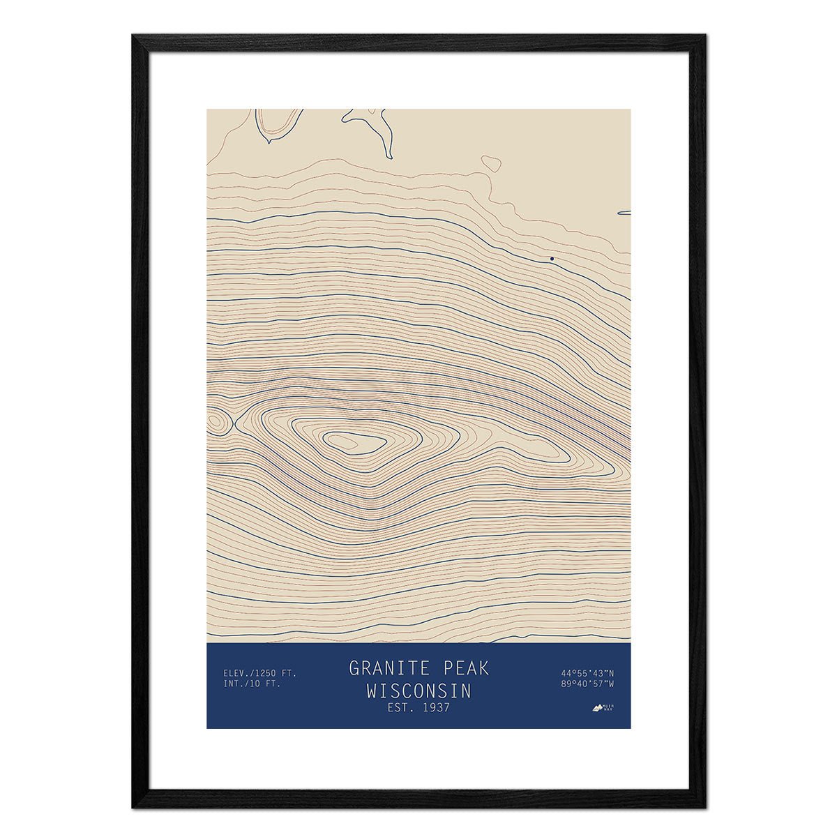 Granite Peak, Wisconsin - Muir Way - TOPO Series