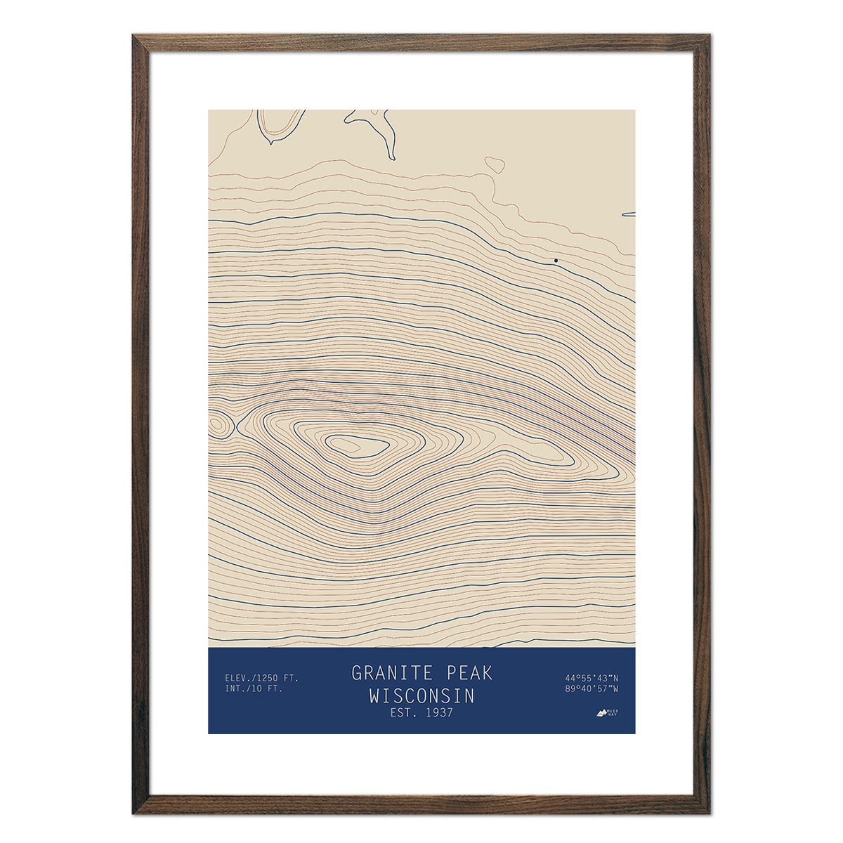 Granite Peak, Wisconsin - Muir Way - TOPO Series