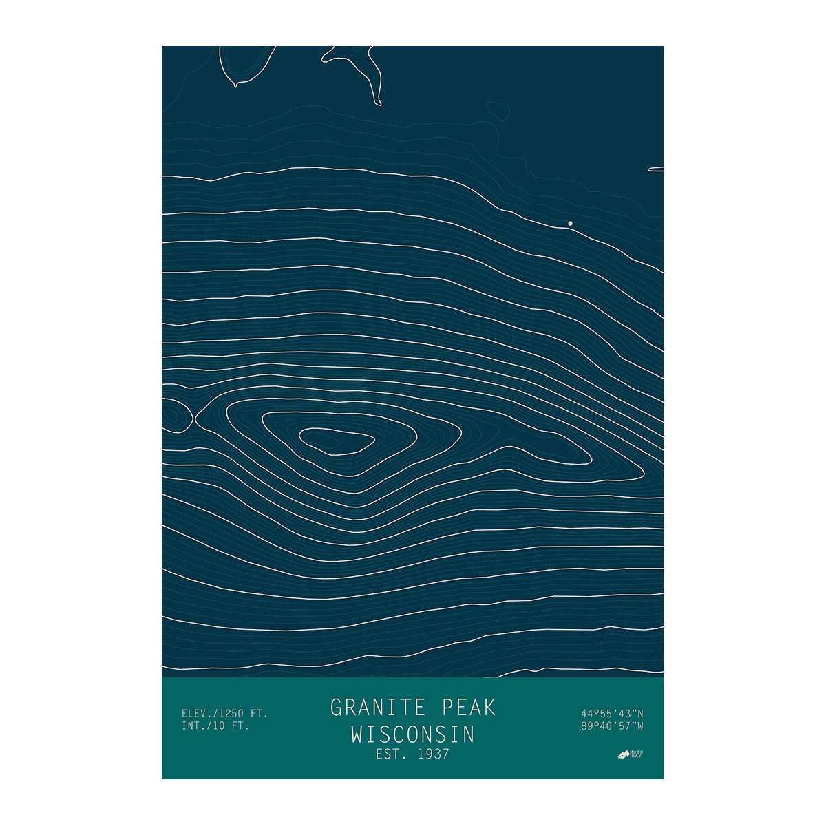 Granite Peak, Wisconsin - Muir Way - TOPO Series