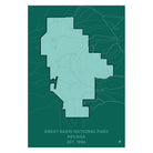 Great Basin National Park Map - Muir Way - National Park