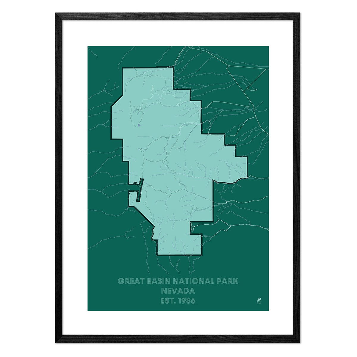 Great Basin National Park Map - Muir Way - National Park