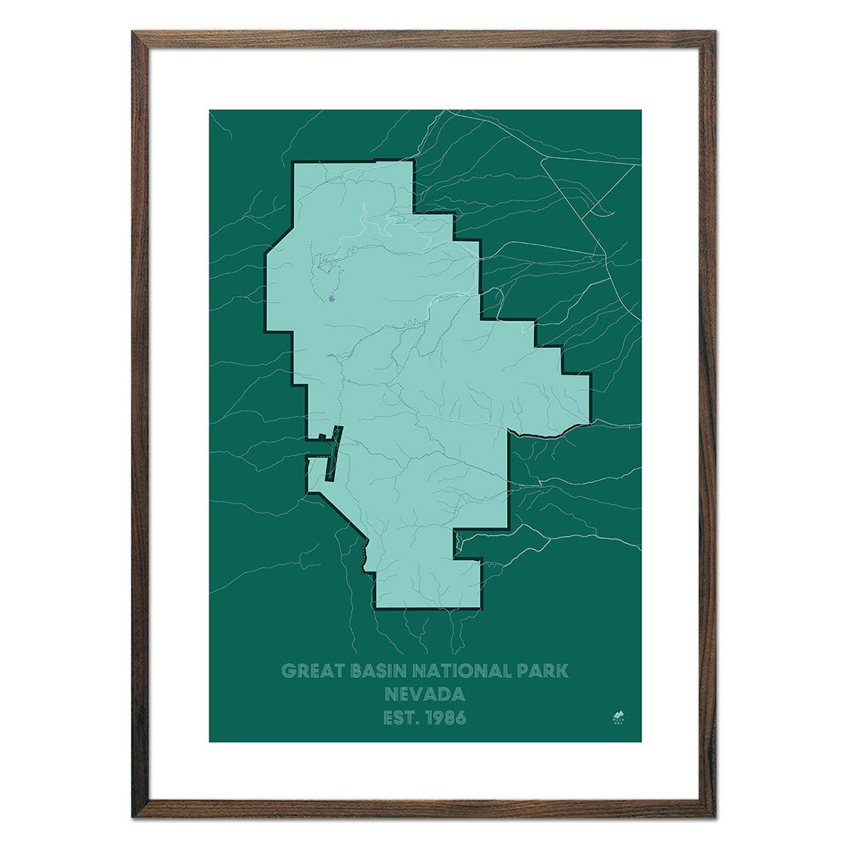 Great Basin National Park Map - Muir Way - National Park