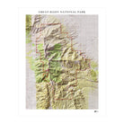 Great Basin Shaded Relief Map - Muir Way - Relief Series