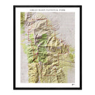 Great Basin Shaded Relief Map - Muir Way - Relief Series