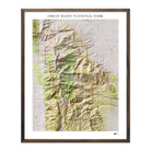 Great Basin Shaded Relief Map - Muir Way - Relief Series