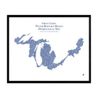 Great Lake Regional Hydrological Map - Muir Way - Hydrology
