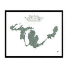 Great Lake Regional Hydrological Map - Muir Way - Hydrology