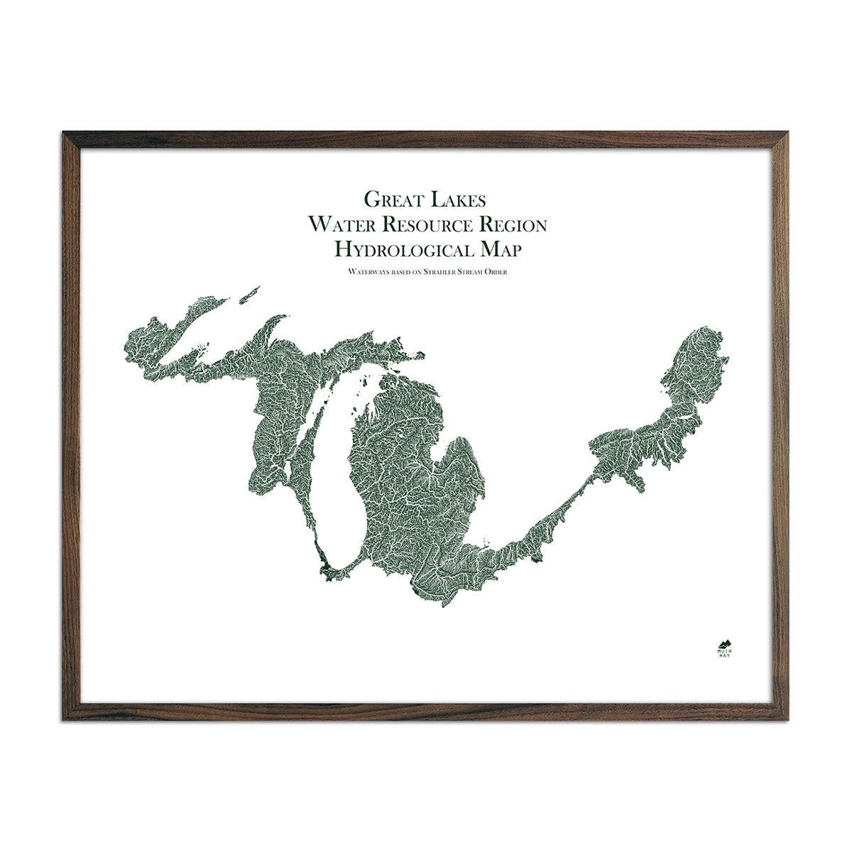 Great Lake Regional Hydrological Map - Muir Way - Hydrology
