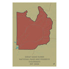 Great Sand Dunes National Park and Preserve Map - Muir Way - National Park