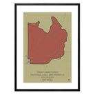 Great Sand Dunes National Park and Preserve Map - Muir Way - National Park
