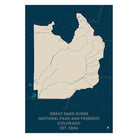 Great Sand Dunes National Park and Preserve Map - Muir Way - National Park