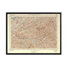 Great Smoky Mountains National Park Map 1953 - Muir Way - Vintage Map