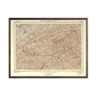 Great Smoky Mountains National Park Map 1953 - Muir Way - Vintage Map