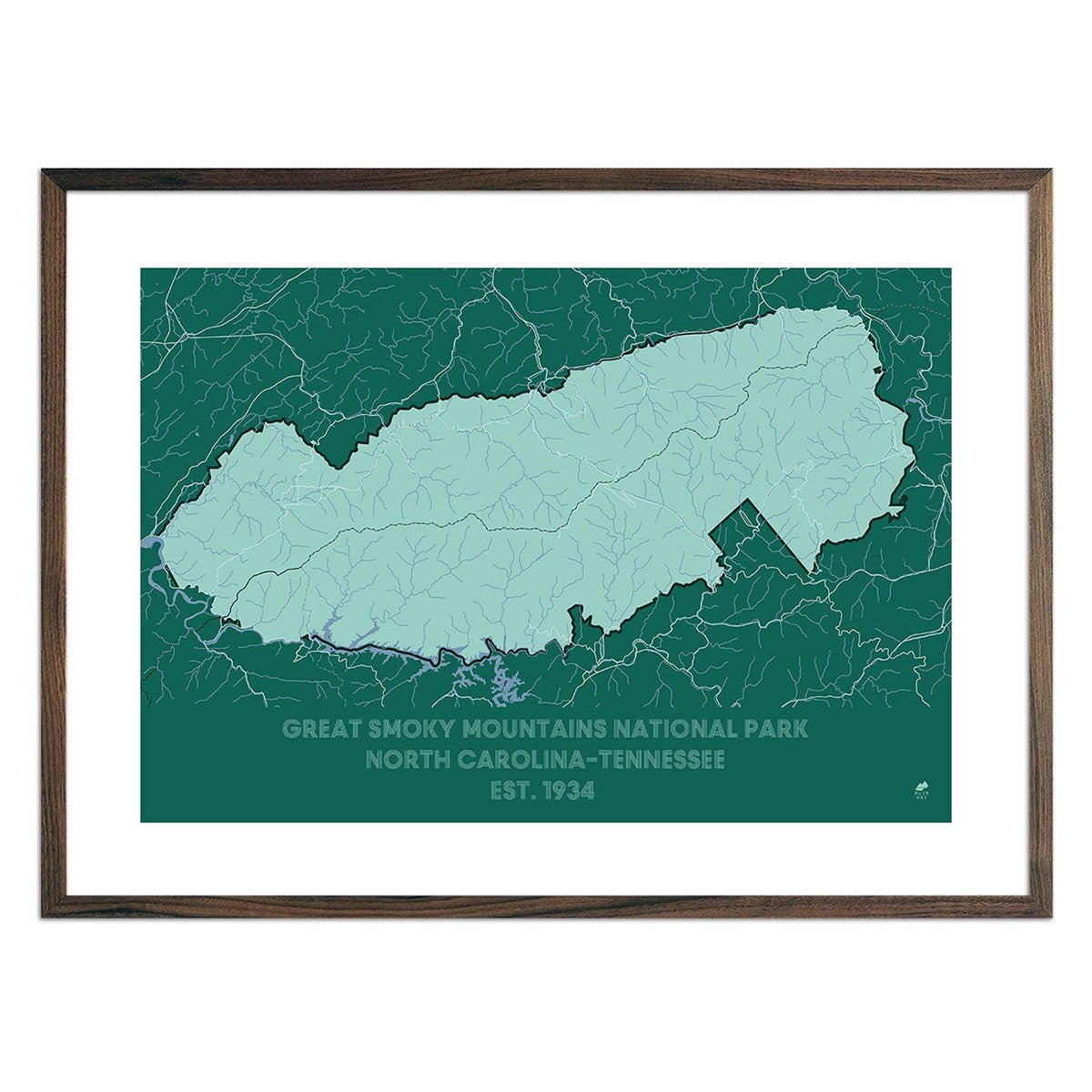 Great Smoky Mountains National Park Map - Muir Way - National Park