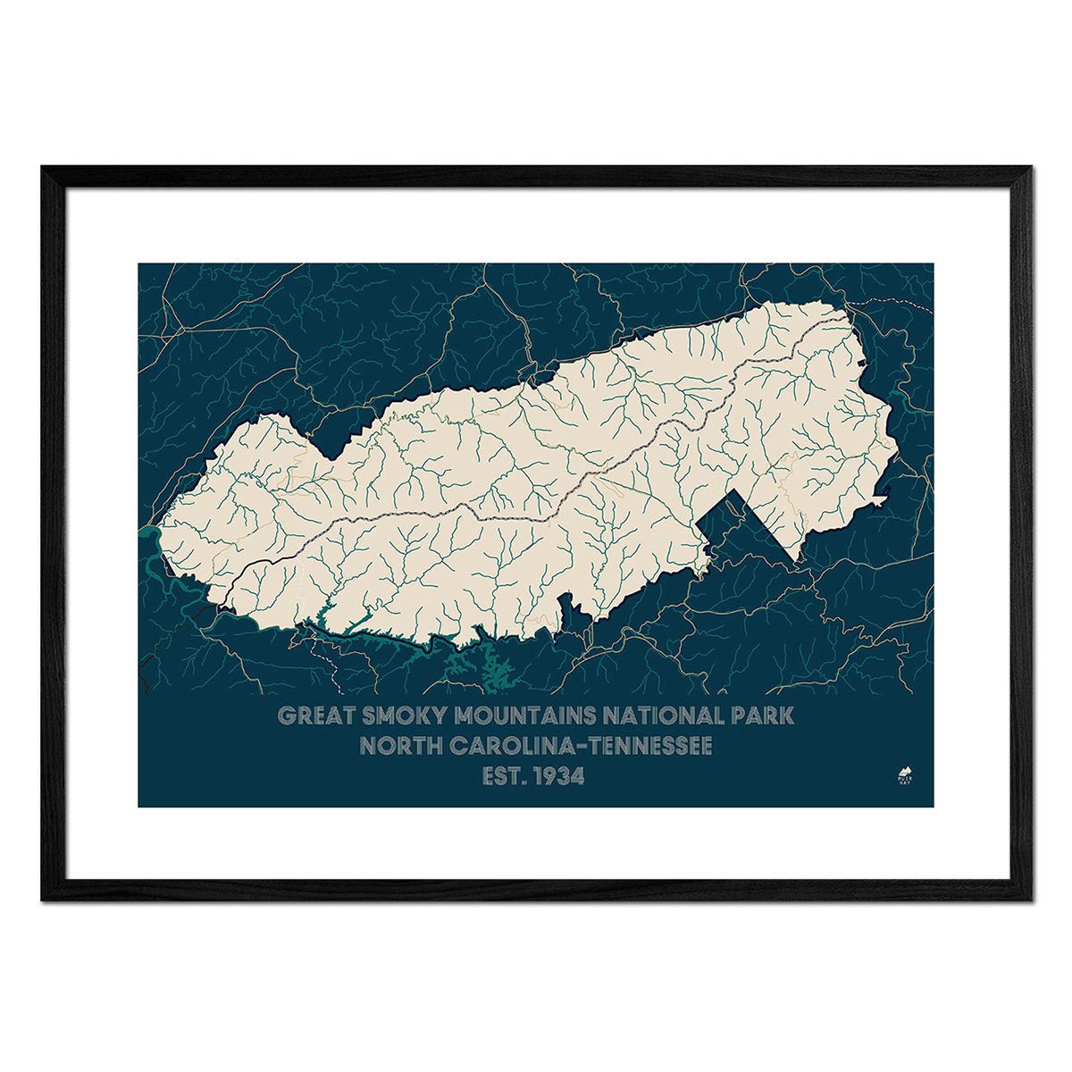 Great Smoky Mountains National Park Map - Muir Way - National Park