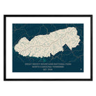 Great Smoky Mountains National Park Map - Muir Way - National Park