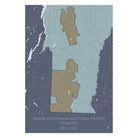 Green Mountain National Forest Map - Muir Way - National Park