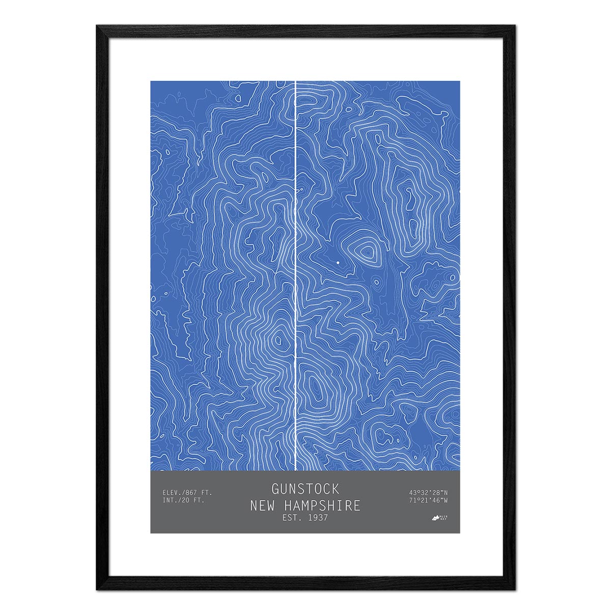 Gunstock, New Hampshire - Muir Way - TOPO Series