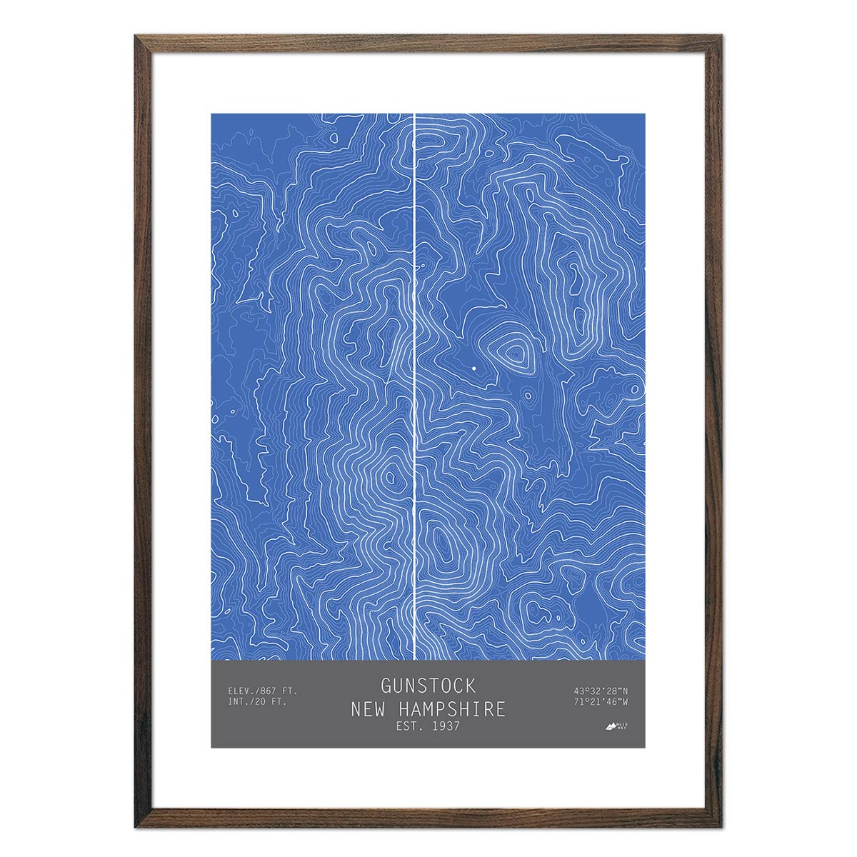 Gunstock, New Hampshire - Muir Way - TOPO Series