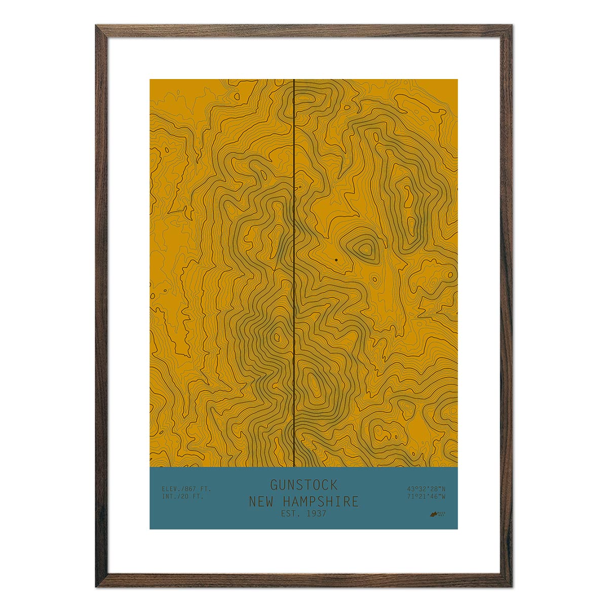 Gunstock, New Hampshire - Muir Way - TOPO Series