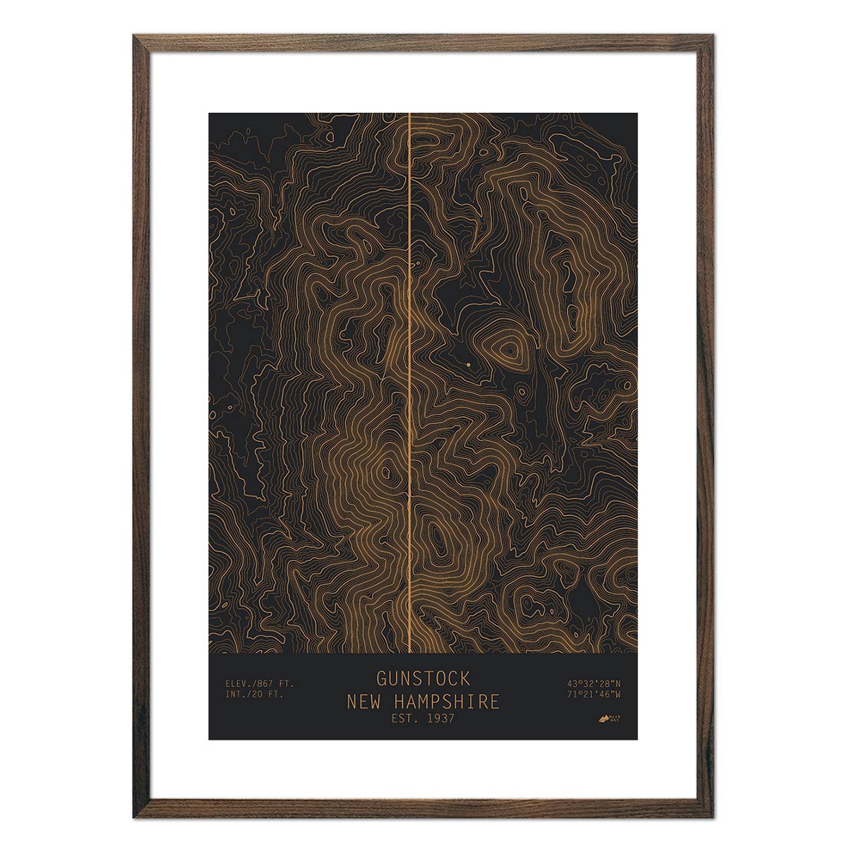 Gunstock, New Hampshire - Muir Way - TOPO Series