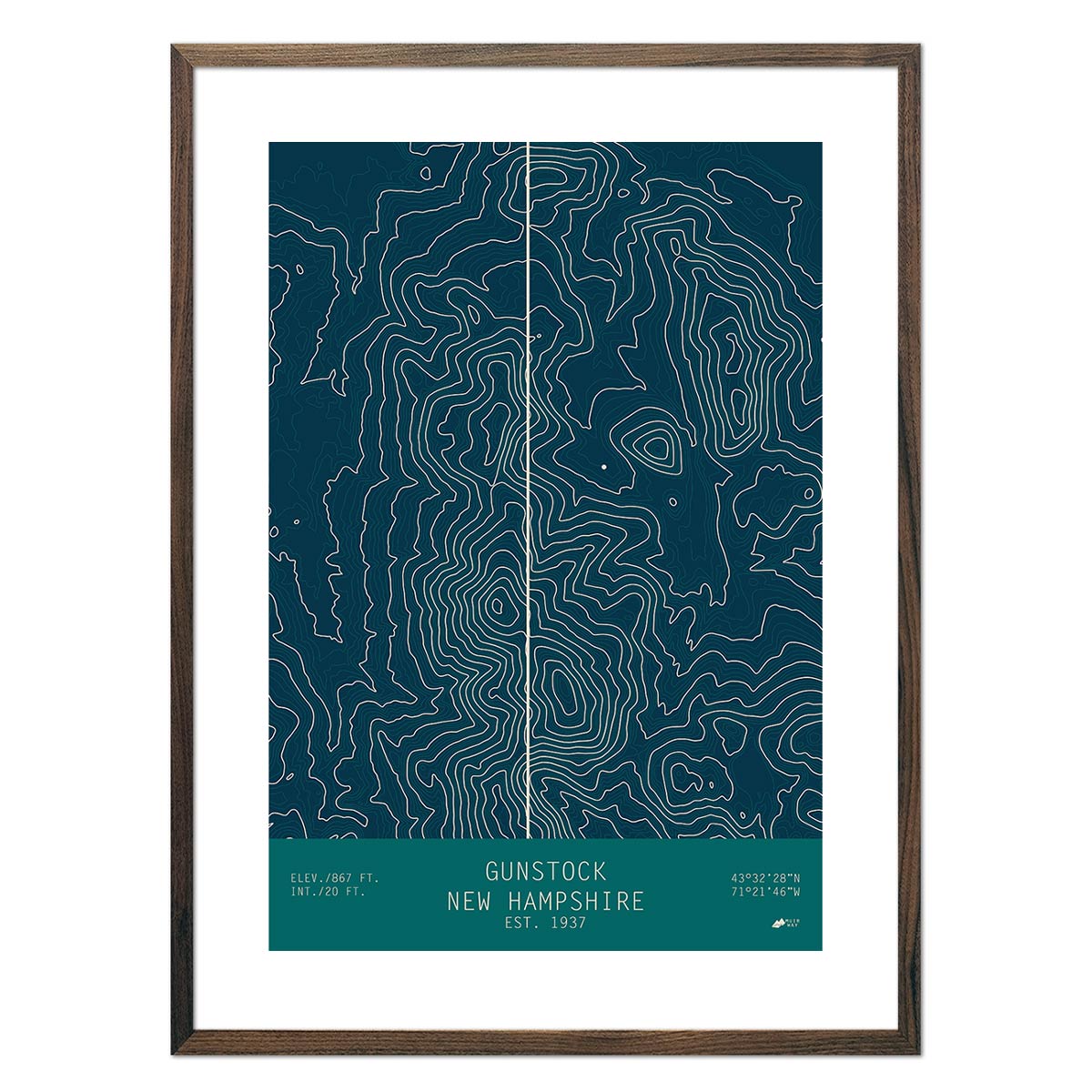 Gunstock, New Hampshire - Muir Way - TOPO Series