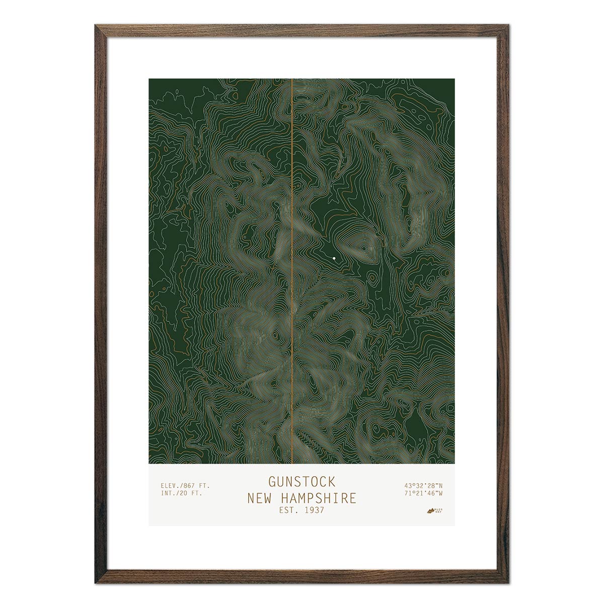 Gunstock, New Hampshire - Muir Way - TOPO Series