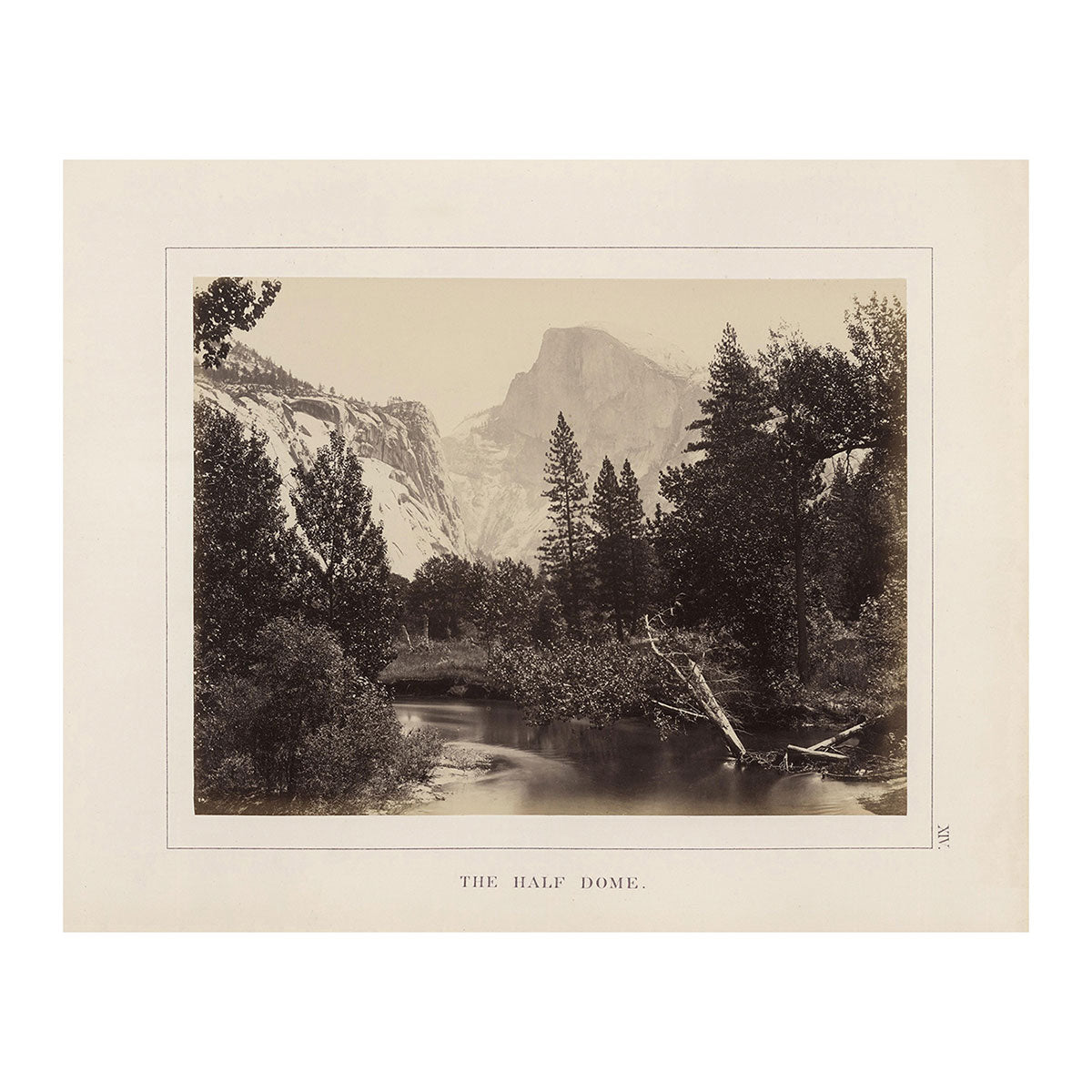 Half Dome, Yosemite 1868 - Muir Way - Photograph