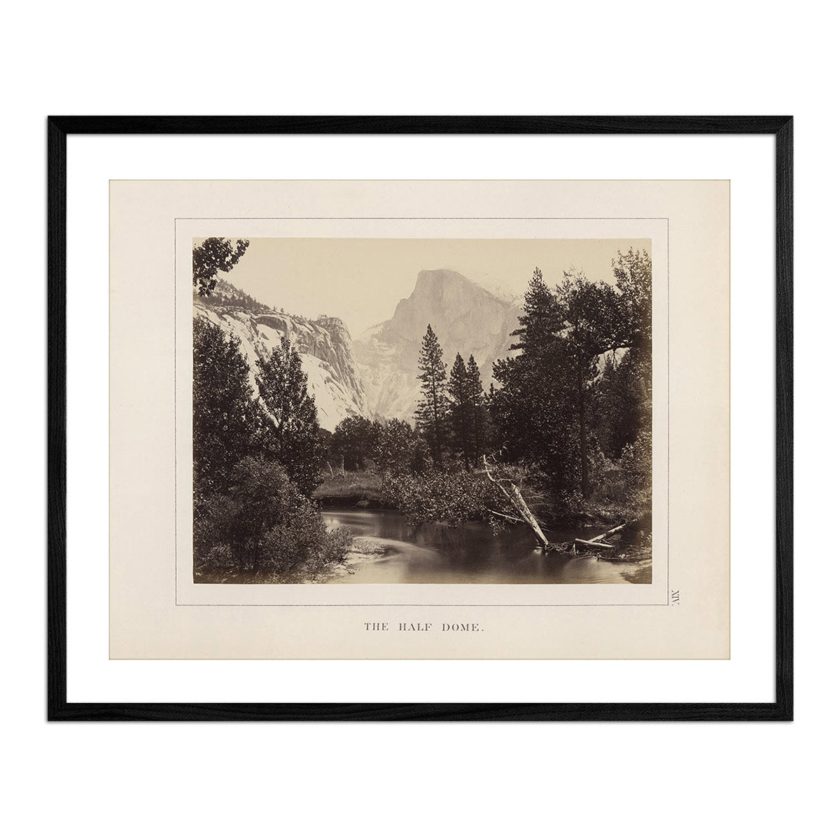 Half Dome, Yosemite 1868 - Muir Way - Photograph
