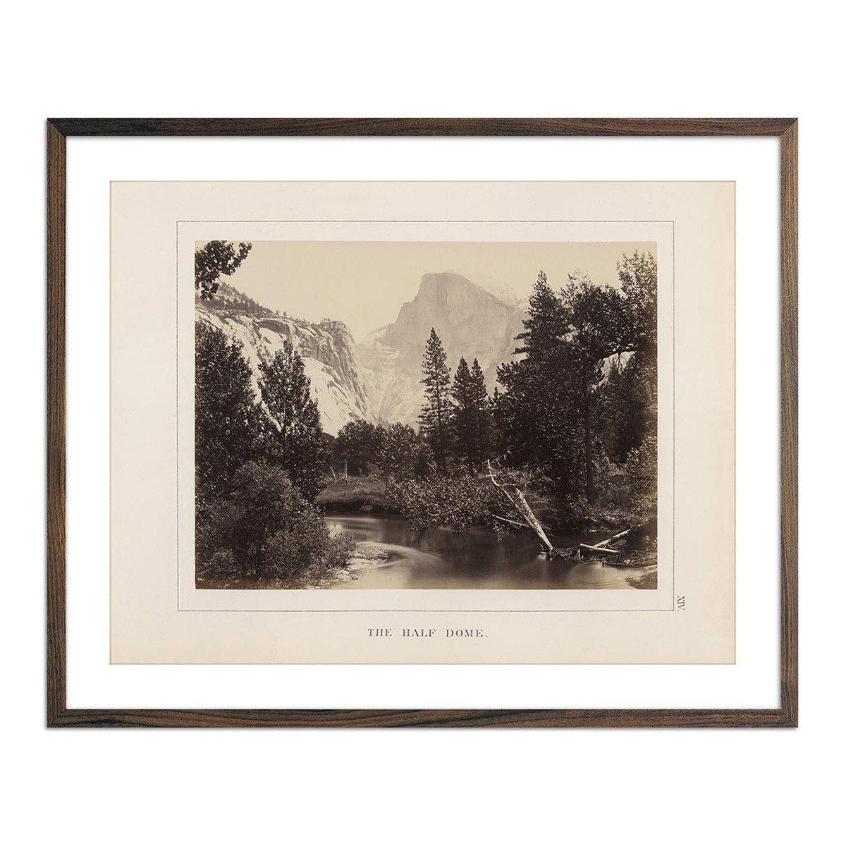 Half Dome, Yosemite 1868 - Muir Way - Photograph