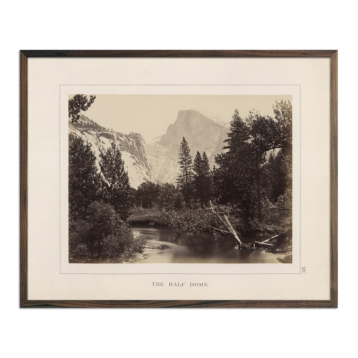 Half Dome, Yosemite 1868 - Muir Way - Photograph