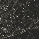 Map of the Heavens November - January 1850 - Muir Way - Vintage Map