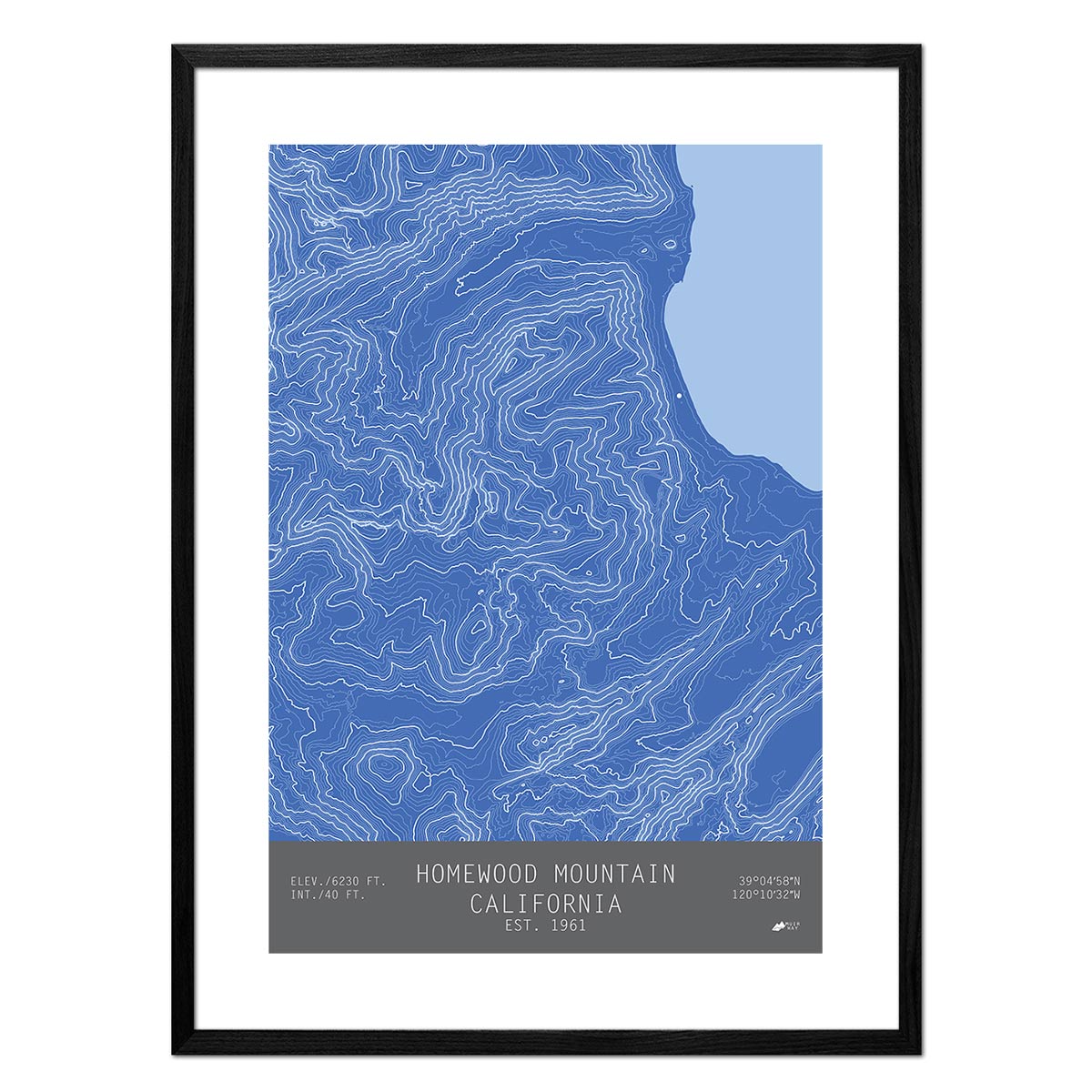 Homewood, California - Muir Way - TOPO Series