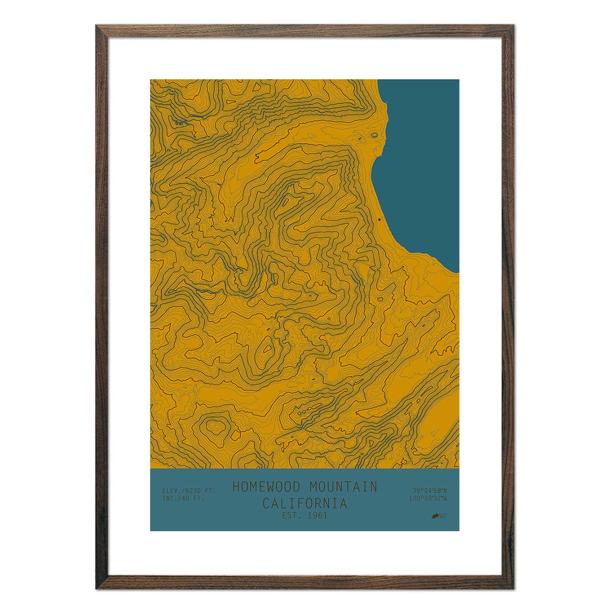 Homewood, California - Muir Way - TOPO Series