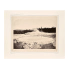 Hot Spring and Castle Geyser, Yellowstone 1873 - Muir Way - Photograph