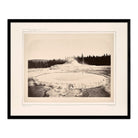 Hot Spring and Castle Geyser, Yellowstone 1873 - Muir Way - Photograph