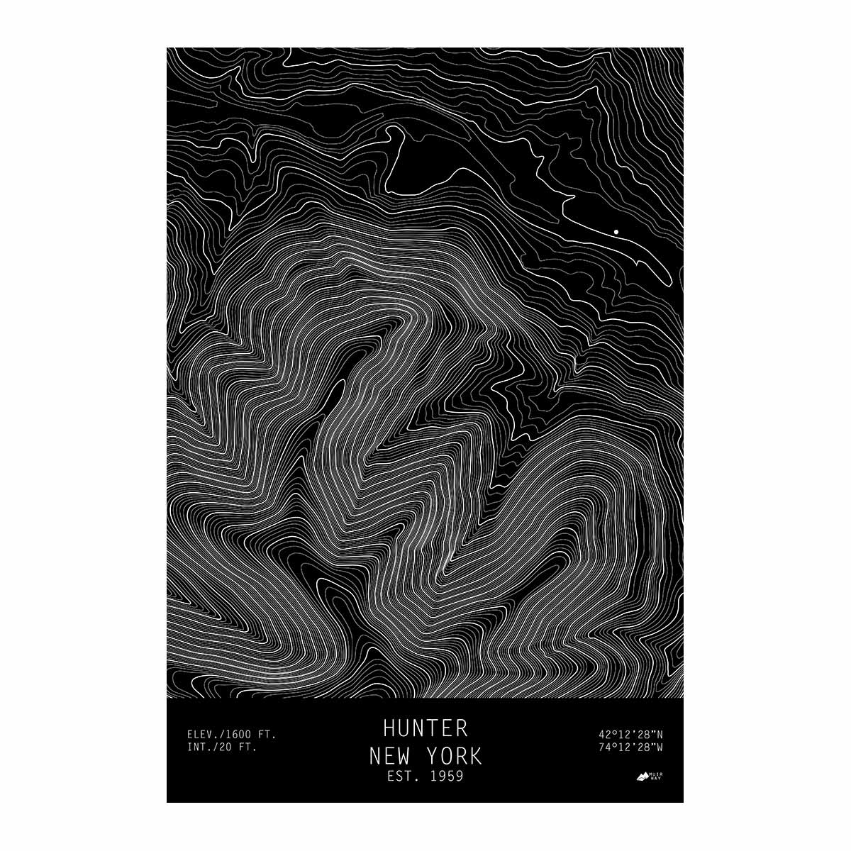 Hunter, New York - Muir Way - TOPO Series