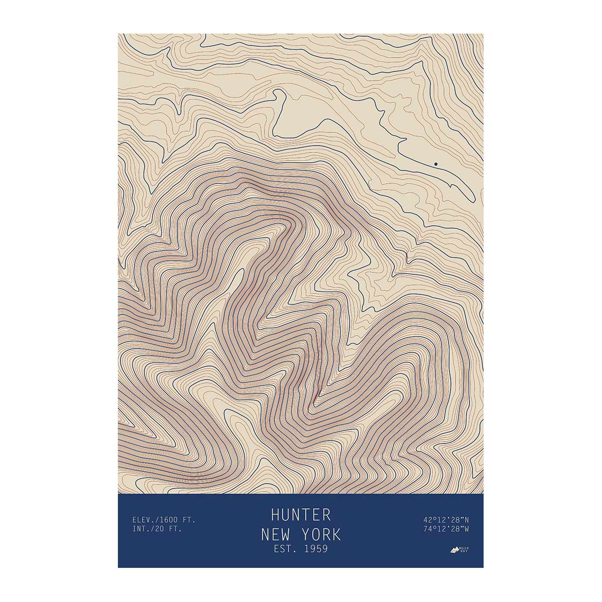 Hunter, New York - Muir Way - TOPO Series