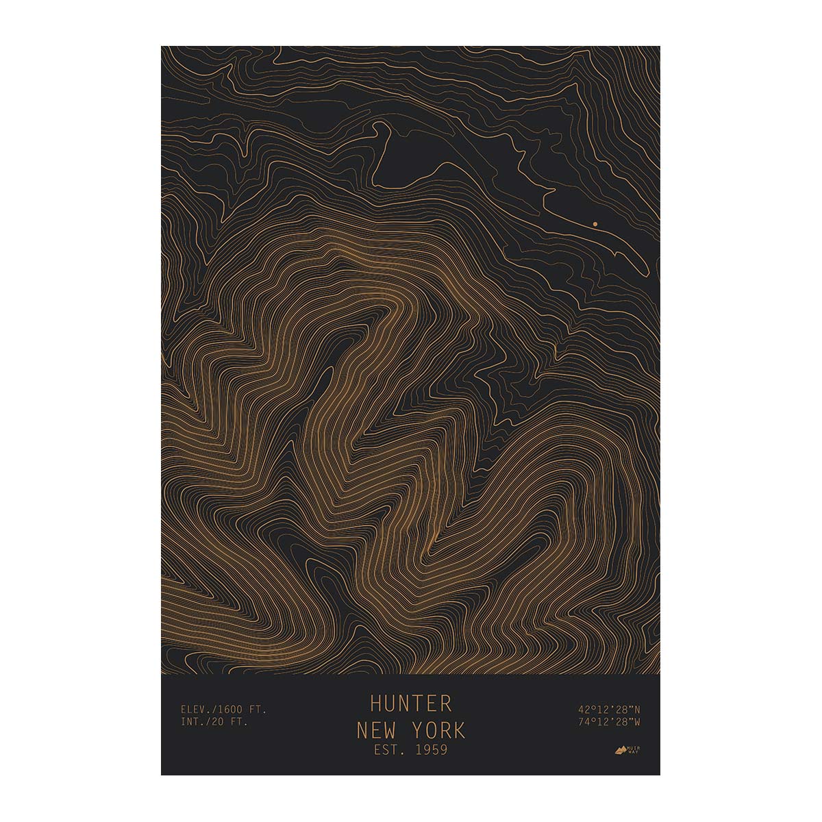 Hunter, New York - Muir Way - TOPO Series