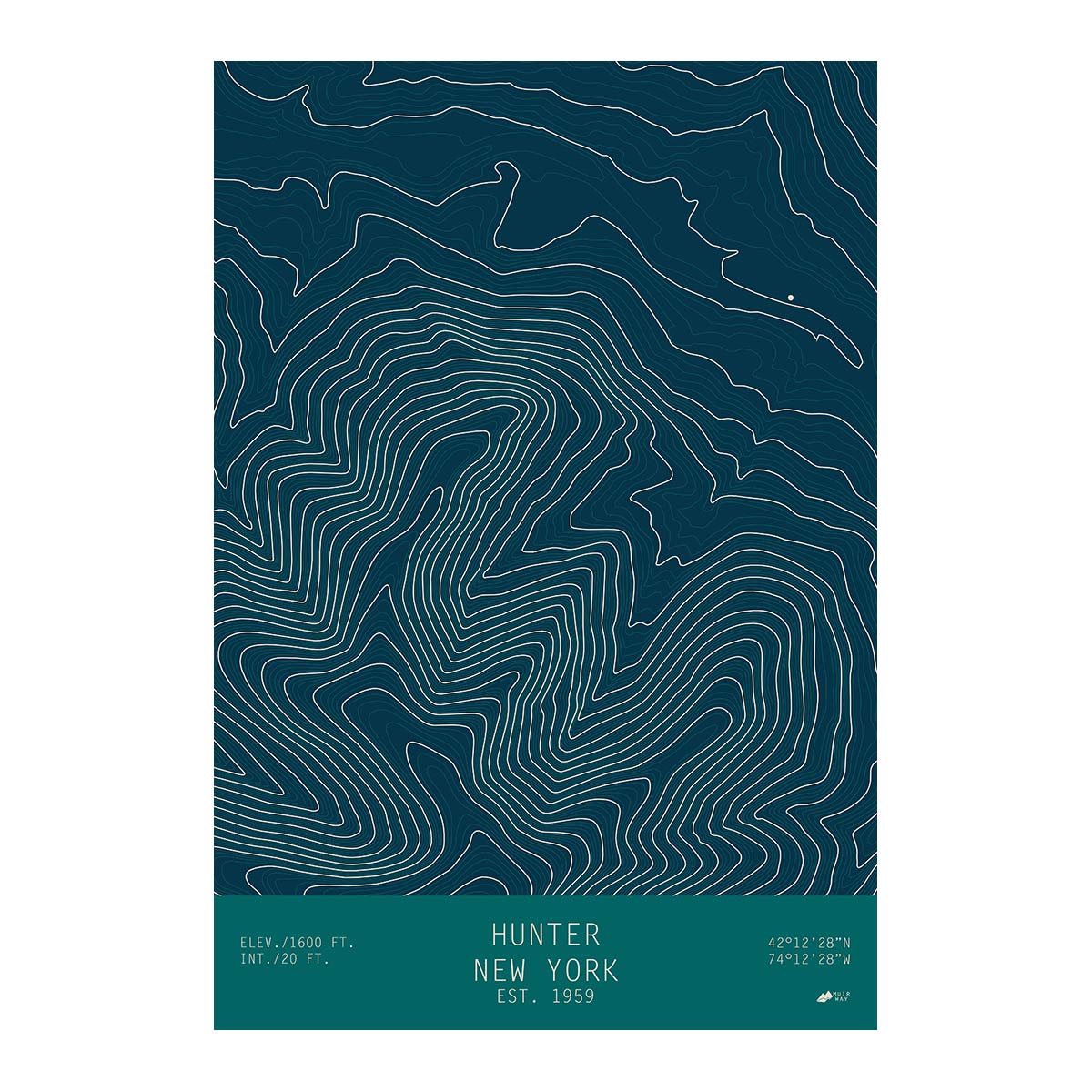 Hunter, New York - Muir Way - TOPO Series