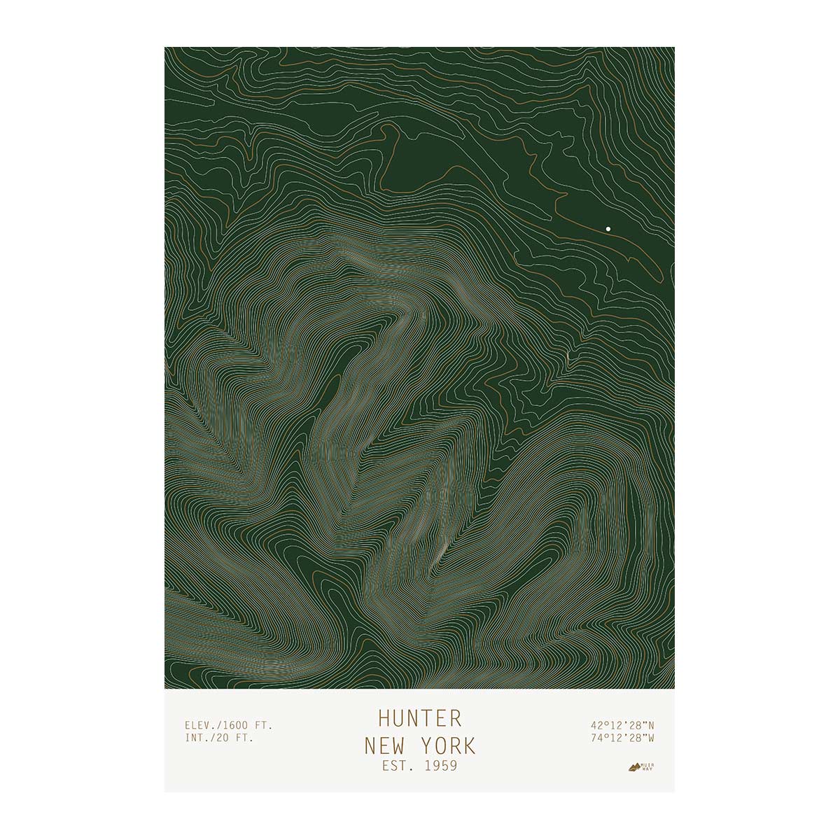 Hunter, New York - Muir Way - TOPO Series
