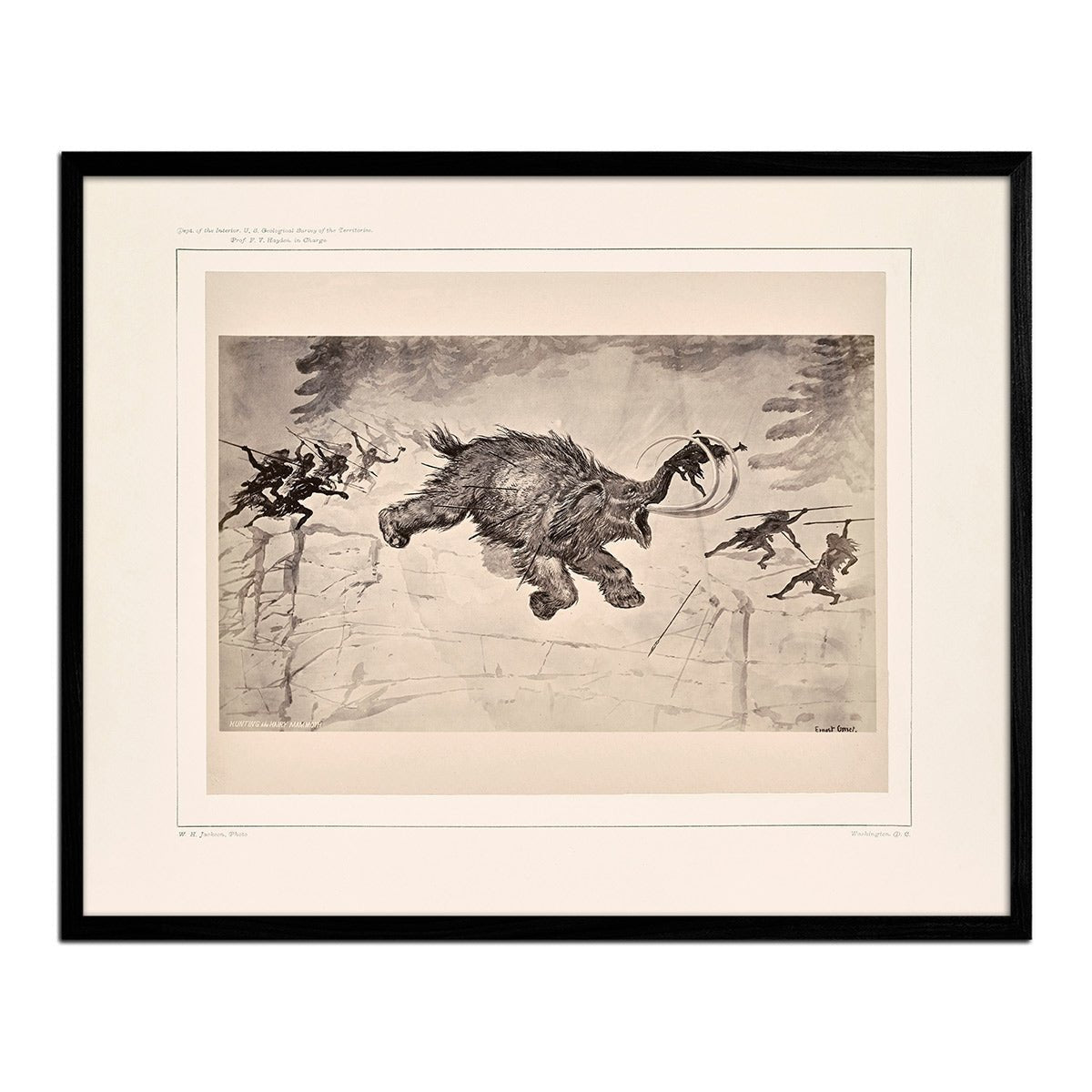 Hunting the Hairy Mammoth, Yellowstone 1873 - Muir Way - Photograph