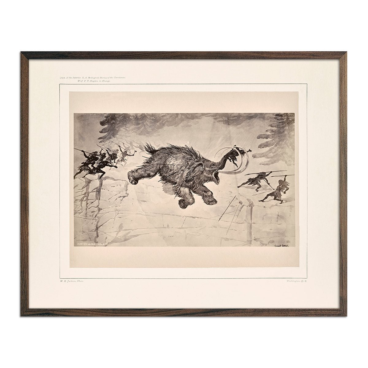 Hunting the Hairy Mammoth, Yellowstone 1873 - Muir Way - Photograph