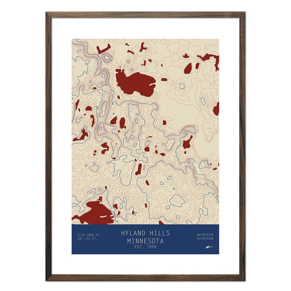 Hyland Hills, Minnesota - Muir Way - TOPO Series