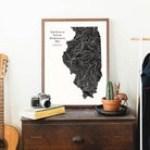 Illinois Hydrological Map - Muir Way - Hydrology