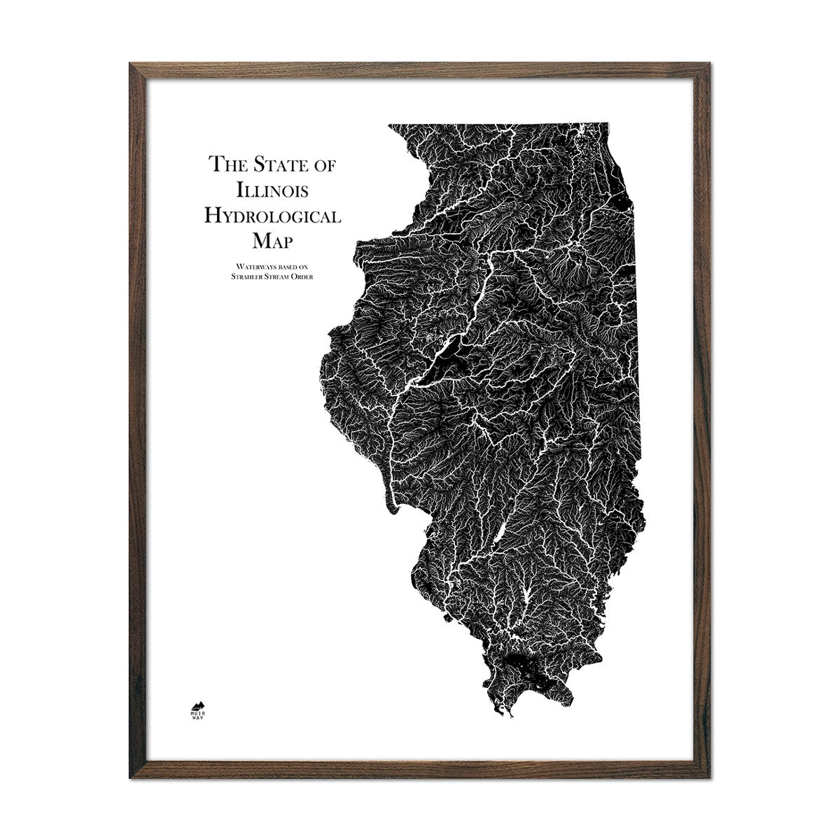 Illinois Hydrological Map - Muir Way - Hydrology
