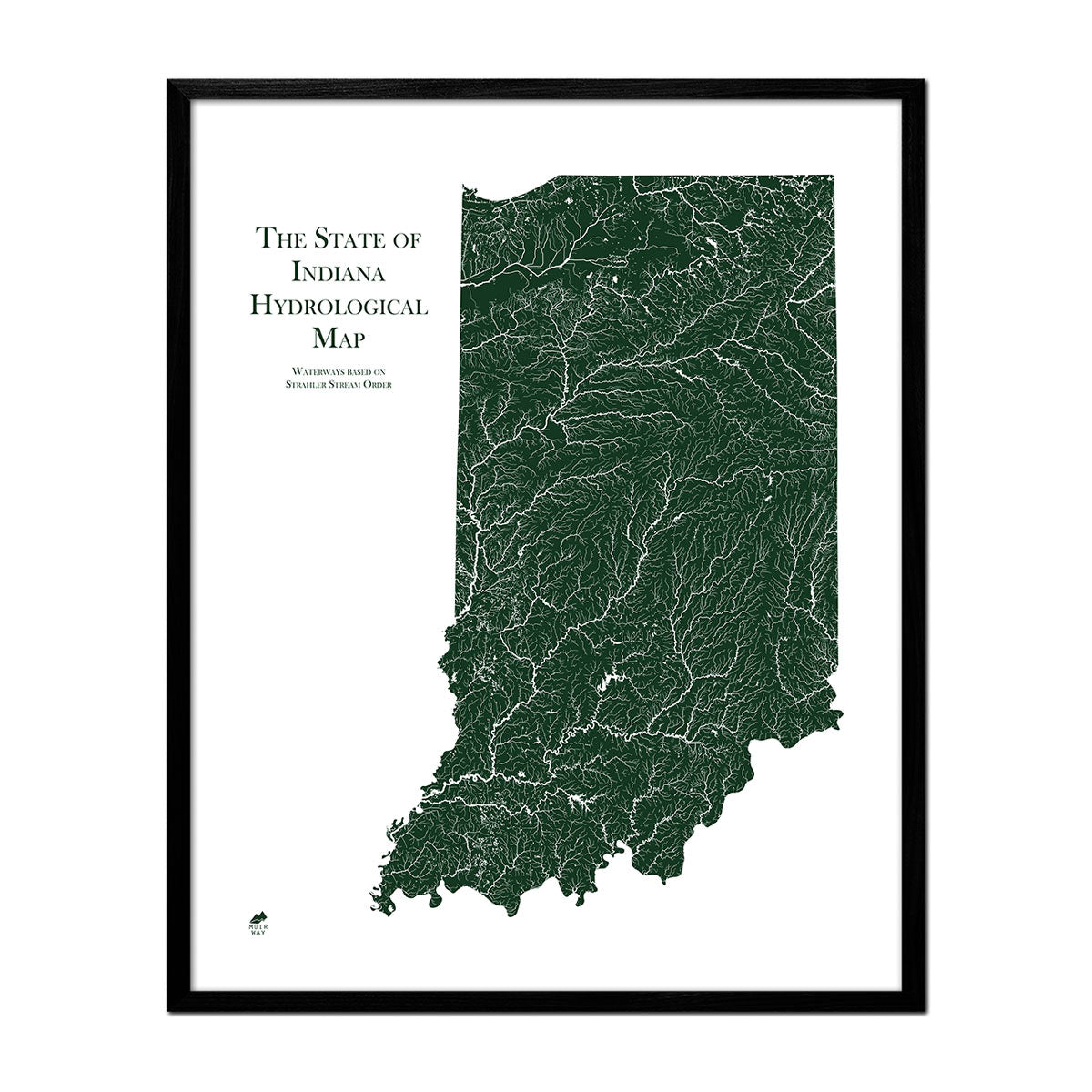 Indiana Hydrological Map - Muir Way - Hydrology