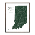 Indiana Hydrological Map - Muir Way - Hydrology
