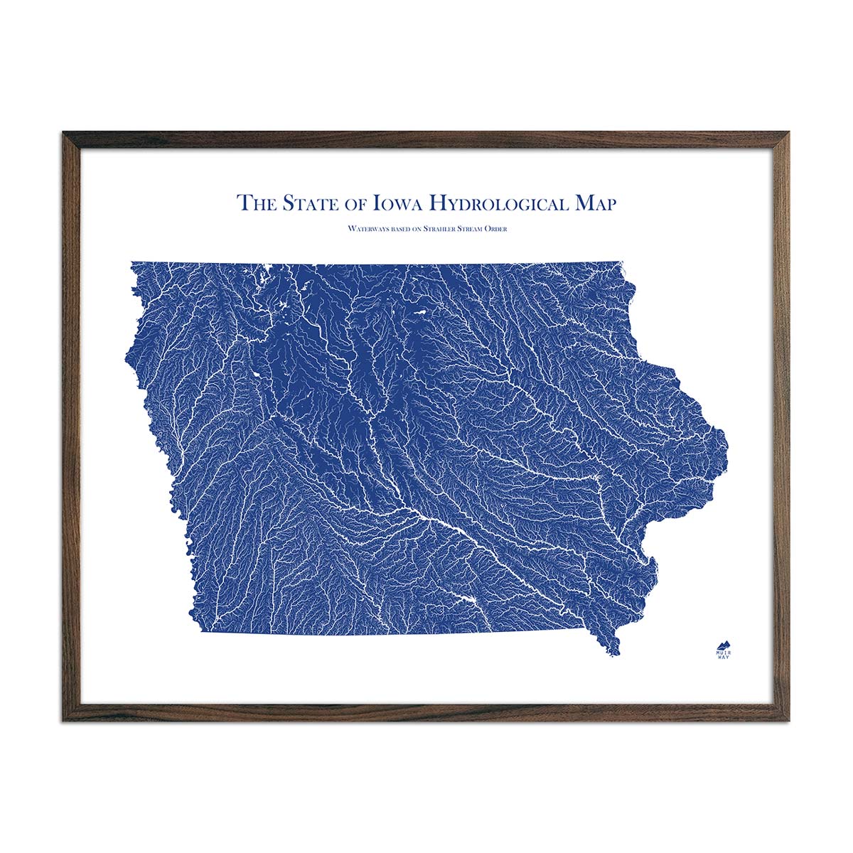 Iowa Hydrological Map - Muir Way - Hydrology