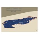 Isle Royale National Park Map - Muir Way - National Park